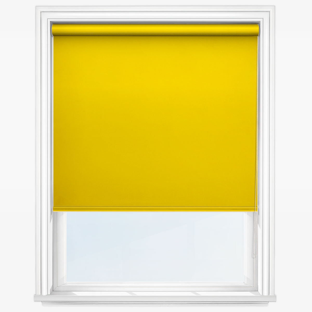 GB Iris Blackout Yellow Roller Blind