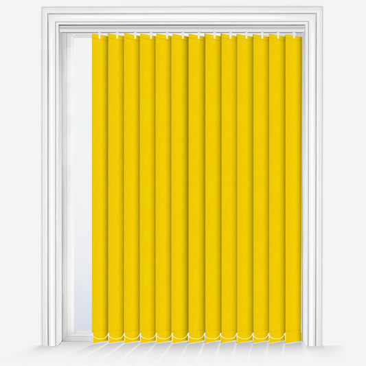 GB Iris Blackout Yellow Vertical Blind