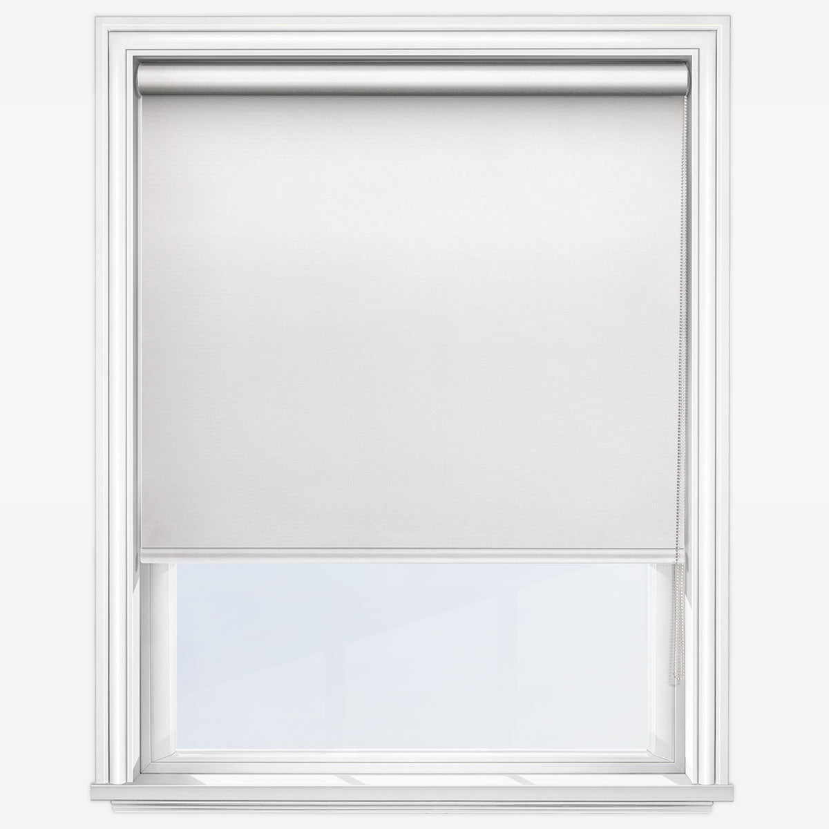 GB SunScreen White Roller Blind