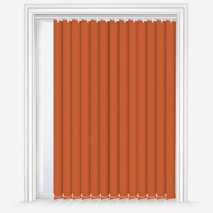 GB Elements Blackout Orange Marmalade Vertical Blind