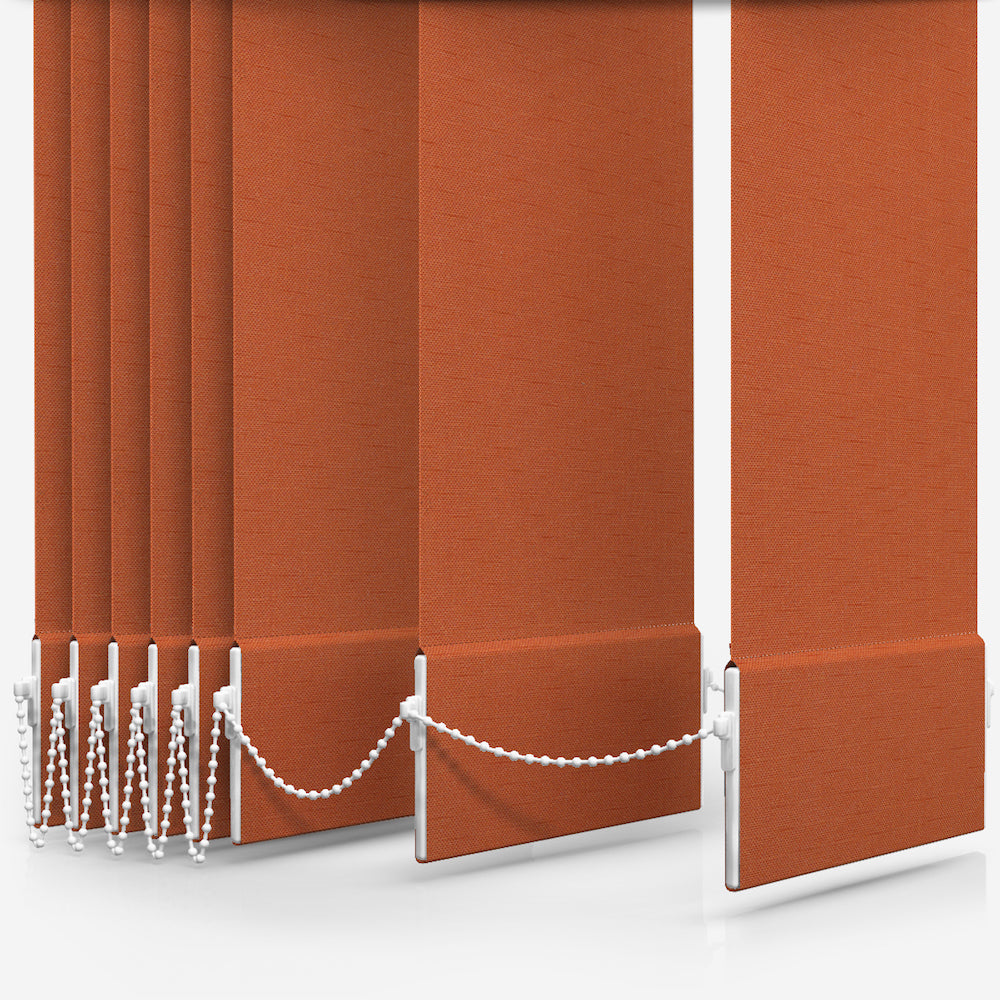 GB Elements Blackout Orange Marmalade Vertical Blind