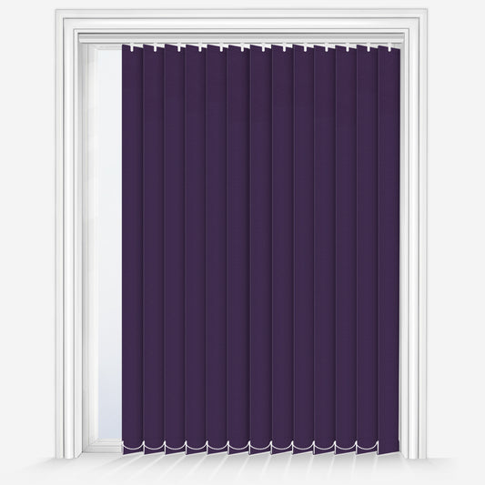 GB Elements Blackout Purple Vertical Blind