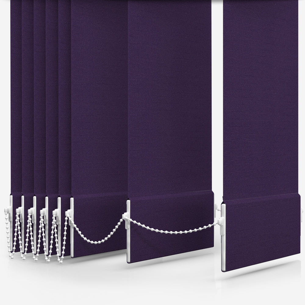 GB Elements Blackout Purple Vertical Blind