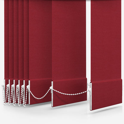GB Elements Blackout Red Vertical Blind