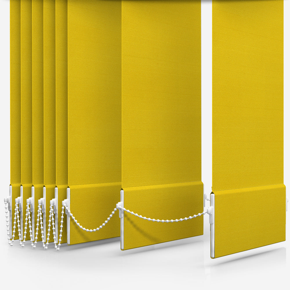 GB Elements Blackout Sunshine Yellow Vertical Blind