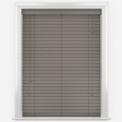 GB Wood Impressions Ash Grey Faux Wooden Blind