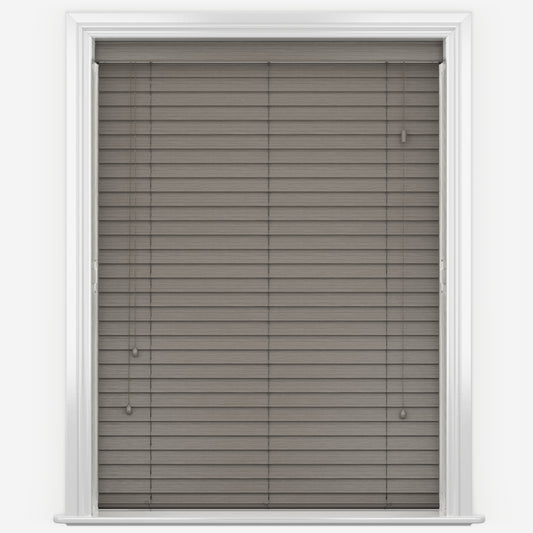 GB Wood Impressions Ash Grey Faux Wooden Blind