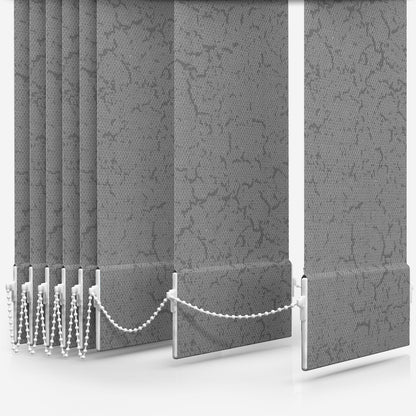 United Glitz Grey Vertical Blind