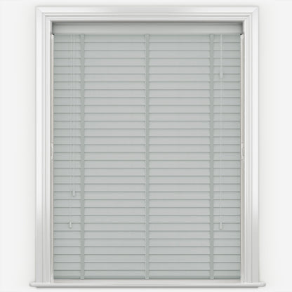GB Wood Impressions Embossed Pigeon Grey with Tapes Faux Wooden Blind