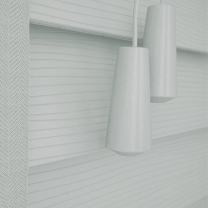 GB Wood Impressions Embossed Pigeon Grey with Tapes Faux Wooden Blind